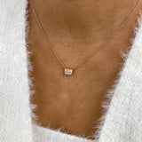 Diamond Pendant Necklace 5 ct Rose Gold
