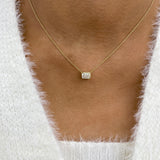 Diamond Pendant Necklace 5 ct Yellow Gold