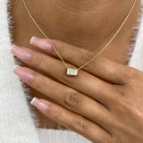 Diamond Pendant Necklace 5 ct Yellow Gold