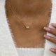 Diamond Pendant Necklace 5 ct Yellow Gold