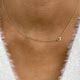 Diamond Pendant Necklace 5 ct Yellow Gold