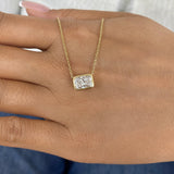 Diamond Pendant Necklace 5 ct Yellow Gold