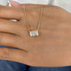 Diamond Pendant Necklace 5 ct Yellow Gold