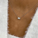 Diamond Pendant Necklace 5 ct White Gold