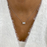 Diamond Pendant Necklace 5 ct White Gold