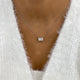 Diamond Pendant Necklace 5 ct White Gold