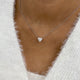 Diamond Pendant Necklace 5 ct White Gold