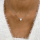 Diamond Pendant Necklace 5 ct White Gold