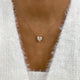 Diamond Pendant Necklace 5 ct Rose Gold