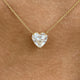 Diamond Pendant Necklace 5 ct Yellow Gold