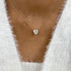 Diamond Pendant Necklace 5 ct Yellow Gold