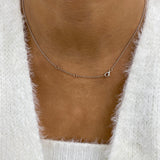 Diamond Link Necklace 2 ct White Gold