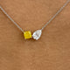 Diamond Pendant Necklace 1.6 ct White Gold