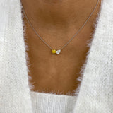 Diamond Pendant Necklace 1.6 ct White Gold