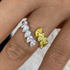 Diamond Band Ring 1.6 ct White Gold