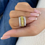 Ring 3.9ct TCW, 14K Gold