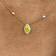 Diamond Pendant Necklace 1 ct Yellow Gold