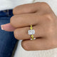 Eveloria Ring 2.5 ct TCW , Solid Gold 14k