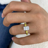 Eveloria Ring 2.5 ct TCW , Solid Gold 14k