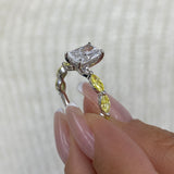 Eveloria Ring 2.5 ct TCW , Solid Gold 14k