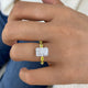 Marcelline Ring 3.6 ct TCW , Solid Gold 14k