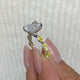 Marcelline Ring 3.6 ct TCW , Solid Gold 14k