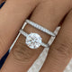 Triselle Diamond Set 2 Rings 4.2 ct TCW
