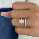 Ferelle Diamond Set 2 Rings 3.8 ct TCW