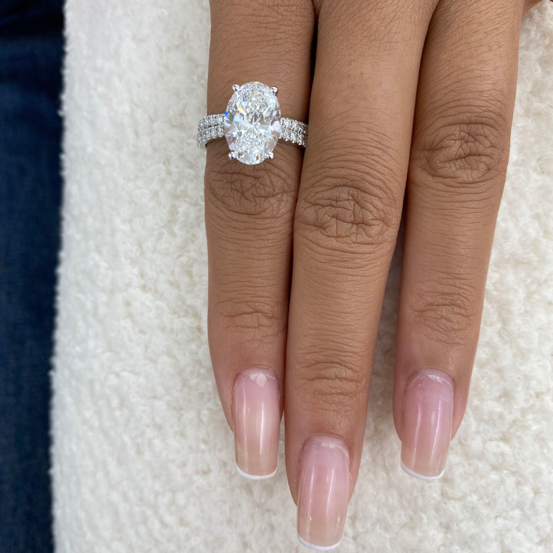 Marlette Diamond Set 2 Rings 4.9 ct TCW