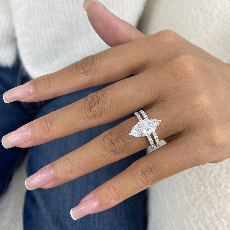 Rivon Diamond Set 2 Rings 3.9 ct TCW