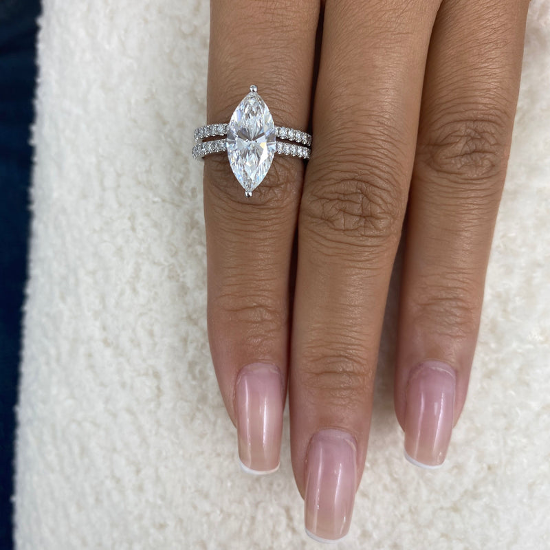 Rivon Diamond Set 2 Rings 3.9 ct TCW