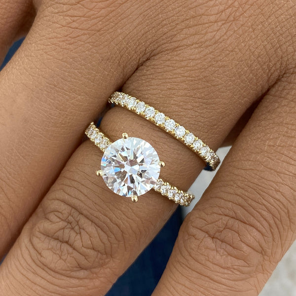 Marei Diamond Set 2 Rings 3 ct TCW