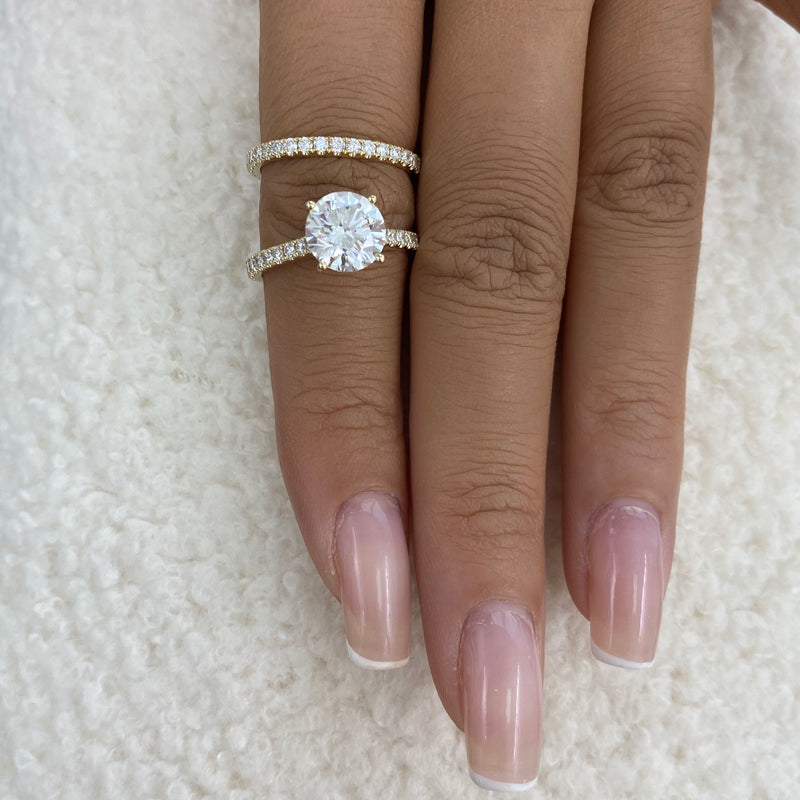 Marei Diamond Set 2 Rings 3 ct TCW