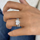Ellun Diamond Set 2 Rings 3.8 ct TCW