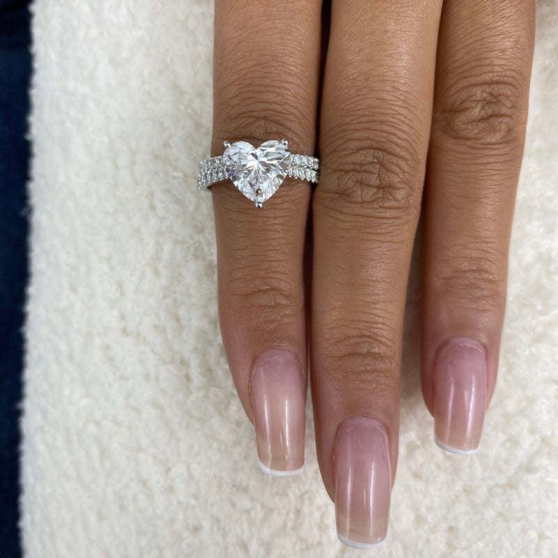 Ellun Diamond Set 2 Rings 3.8 ct TCW