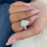 Emeline Diamond Set 2 Rings 4 ct TCW