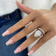 Emeline Diamond Set 2 Rings 4 ct TCW