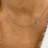 Diamond Pendant Necklace 1.5 ct White Gold