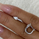 Diamond Hoop Earrings 0.7 ct White Gold