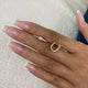 Diamond Hoop Earrings 0.8 ct Rose Gold