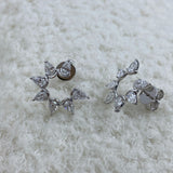 Diamond Stud Earrings 1.5 ct White Gold