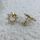 Diamond Stud Earrings 1.4 ct Yellow Gold