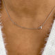 Diamond Pendant Necklace 2 ct White Gold