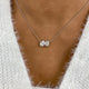 Diamond Pendant Necklace 2 ct White Gold