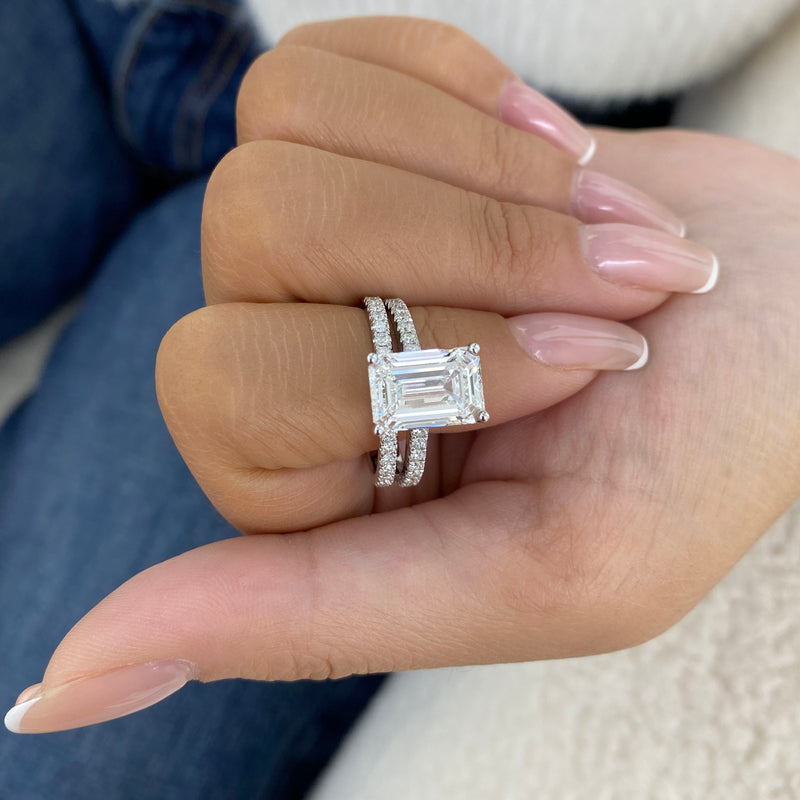 Vianelle Diamond Set 2 Rings 4.9 ct TCW