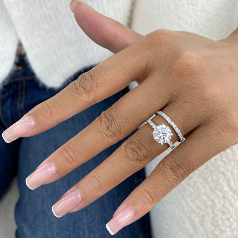 Solin Diamond Set 2 Rings 3.3 ct TCW