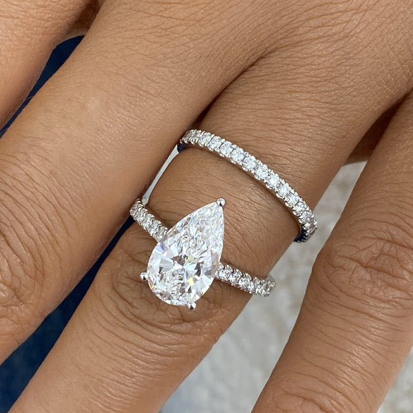 Celora Diamond Set 2 Rings 3.3 ct TCW