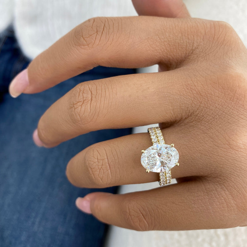 Astraelle Diamond Set 2 Rings 4 ct TCW