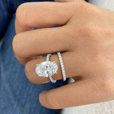 Lunavie Diamond Set 2 Rings 5.9 ct TCW