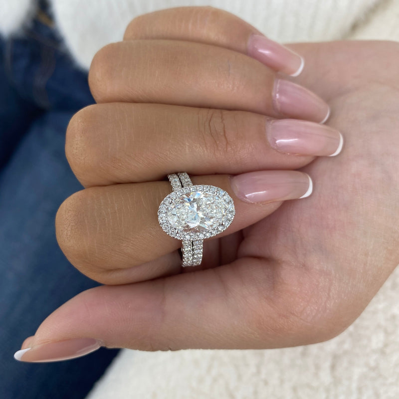 Trevane Diamond Set 2 Rings 4.1 ct TCW